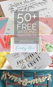 50 More Free Wedding Printables And Diy Wedding Downloads Offbeat Bride Free Wedding Printables Wedding Invitations Diy Free Wedding