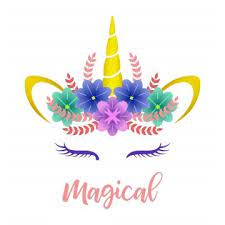 Cute Unicorn Vector Illustration Unicorns Vector Unicorn Logo Vector Illustration