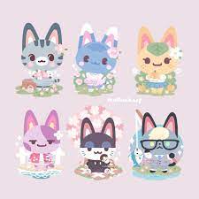 Cat Villagers Animal Crossing Fan Art Animal Crossing Funny Animal Crossing Qr