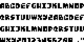 This is a clone of monster friend fore pro. Undertale In Game Hud Font Fontstruct