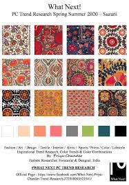 Dari atasan sampai bawahan memiliki warna dan motif yang sama. Suzani Ss2020 Color Trends Fashion Color Trends Fashion Trend Forecast