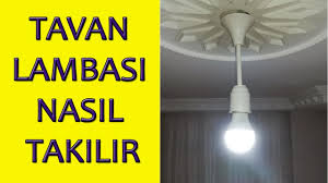 Tavan Lambasi Nasil Takilir Herkes Yapabilir Pratik Asma Duy Youtube
