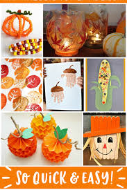 Halloween crafts for pre k. Easy Fall Kids Crafts That Anyone Can Make Happiness Is Homemade