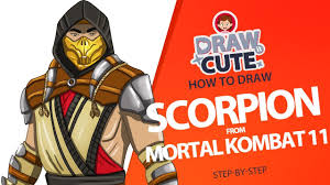 How To Draw Scorpion From Mortal Kombat 11 Step By Step Tutorial Youtube Draw the scorpion's stinging tail. how to draw scorpion from mortal kombat 11 step by step tutorial