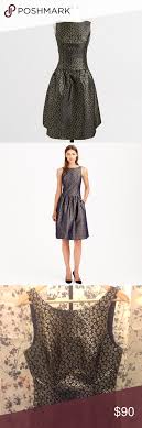 Sold Jcrew Gold Navy Jacquard Dress Nwt Dresses Jacquard Dress Fashion