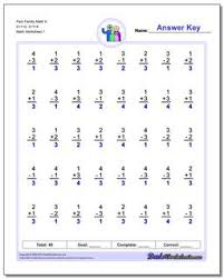 Math Worksheets