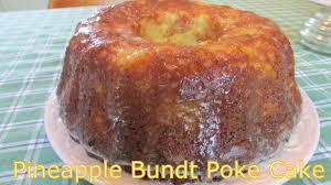 General mills provided the betty crocker yellow cake mix used to make this recipe. Pineapple Bundt Poke Cake Video Moore Or Less Cooking