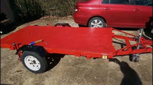 3 car trailer, belly loader, goose neck or 5th wheel. Harbor Freight Folding Trailer Shefalitayal