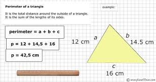 Geometric Shapes Calculate Perimeter Geometric Shapes Perimeter Of Triangle