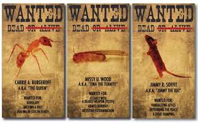 Top grand junction classes & workshops: Wanted Poster Vintage Ads Pest Control Pests