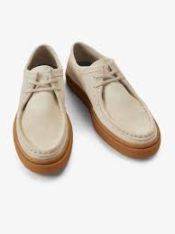 Buy Fred Perry Oatmeal Dawson Low Shoes from Next Luxembourg