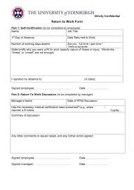 This page has been withdrawn because the fit for work assessment service has ended. 24 Best Return To Work Form Physician S Work Release Form