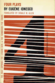 Four Plays By Eugene Ionesco New York Grove Press 1958 First Evergreen Edition 160 Pages Book Cover Design Vintage Book Covers Best Book Covers