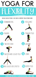 Yoga is quite friendly to beginners so anyone can actually benefit from what it offers. Pin This Flexibility Routine To Your Favorite Yoga Board Check Out More Yoga And Fitness Res Yoga Routine For Beginners Flexibility Routine Yoga For Beginners