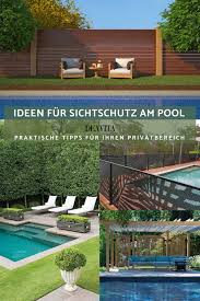 Sichtschutz Pool Ideen Pool Outdoor Dekorationen Landschaftsgestaltung