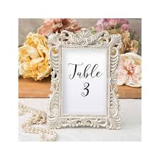 Ivory Table Number Frames 10 Set Size 4 X 6 Gold Leaf Ornate Picture Frame Wedding Favors Wedding Table Numbers Wedding Picture Frames Snowflake Wedding
