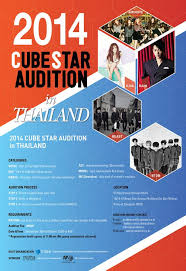 Ayo buruan ikut daftar audisi cube entertainment global online audition in indonesia. M Y Entertainment On Twitter September 28 2014 Cube Star Audition In Thailand 12 00 17 00 Hrs At D Dance School Rca Bangkok Cubeaudition Http T Co Satrpnvebw