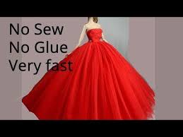 Diy Barbie Dresses Making Easy No Sew Clothes For Barbies Creative Fun For Kids With Balloons Youtube Dress Making Diy Barbie Clothes Dresses