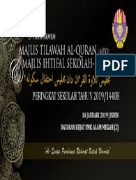 Sedangkan bagi hufadz, tentunya lebih dari itu. Banner Majlis Tilawah Al Quran Mtq