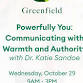 Powerfully You: Communicating with Warmth and event image