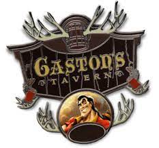 Extracted Logo Gaston S Tavern With Shadow Disney Scrapbook Disney Print Gaston Beauty And The Beast