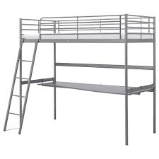 More than 16 double decker bed singapore at pleasant prices up to 47 usd fast and free worldwide shipping! Svarta Hochbettgestell Mit Arbeitsplatte Silberfarben Ikea Loft Bed Loft Bed Loft Bed Frame