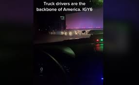 VIDEO: Police officer spends extra time patrolling near parked semi trucks  to protect drivers from danger - Veterans In Trucking