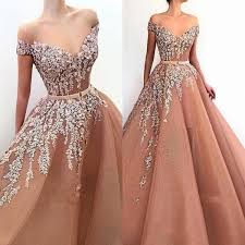2019 Luxury A Line Prom Dresses Off Shoulder Tulle Appliques Beaded Cap Sleeves Open Back Plus Size Dubai Style Party Gowns Evening Dress Chinese Prom
