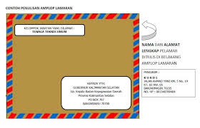 Contoh Surat Yang Dikirim Lewat Kantor Pos Contoh Surat