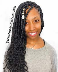 Hair Accessories Cowrie Shell Loc Cuff Londonsbeautiiaccessories Www Londonsbeautiiacc Crochet Braids Hairstyles Hair Accessories Protective Hairstyles