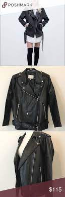 Oak Fort Faux Leather Oversized Jacket B39 Os Super Soft Faux Leather Oversized Jacket It Has A Nice Weight To It A Clothes Design Oversized Jacket Jackets