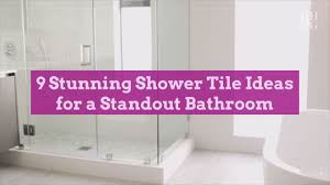 This bathroom just uses two types of tiles: Best Bathroom Shower Tile Ideas Better Homes Gardens