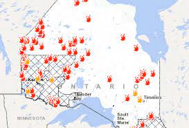 In order to dispose of yard waste and woody debris, we encourage you to use methods such as composting or using your local landfill. Ontario Fire Map Here S Where Canada Wildfires Are Burning