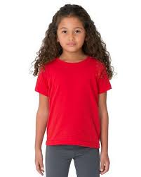 American Apparel Bb101 Toddlers Poly Cotton Short Sleeve Crewneck