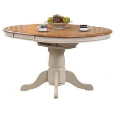 The antique pedestal is made in brushed patined brass and its base is an antique classical sculpture display pedestal offers quarter sawn oak construction with round. Eci Furniture Missouri Single Pedestal Table In Rustic Oak And Antique White By Dining Rooms Outlet