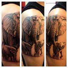 More Info On The Artist In Our App Coming Soon Check Our Fb Latininkmvmt Check Our Ig La Family Tattoos Elephant Family Tattoo Family Tattoos For Men