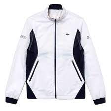 Look good in any season with lacoste's range of jackets for men; Jacke Lacoste Bh8838 White Navy Blue Herren Tennisplanet De