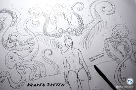 How to play a kraken like a force of nature. The Kraken Ink Drawing Dtube Video Steemit