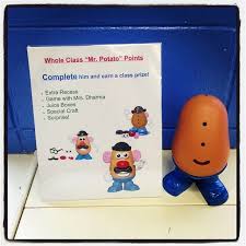 Mr Potato Head Classroom Management Students Will Earn A Piece Of Mr Potato Head Fo Classroom Behavior Management Classroom Behavior Disney Themed Classroom
