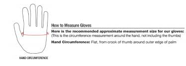 Size Charts For Gordini Gloves