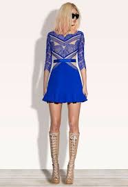 Three Floor China Blue Dress Three Floor Fashion Lace Blue Dress Fashion