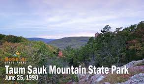 At an elevation of 1,772 feet, this is the highest point in missouri. Onthisday In 1990 Taum Sauk Missouri State Parks Facebook