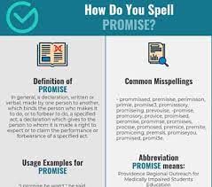This lets asynchronous methods return values like synchronous methods: Correct Spelling For Promise Infographic Spellchecker Net