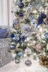 To really draw attention, choose a light string that pulses or blinks. Beautiful Blue And White Christmas Home Decorating Ideas Plus 18 Other Bloggers Christmas Home Tours