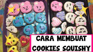 Selanjutnya didinginkan dalam freezer selama 30 menit. Cara Membuat Cookies Squishy How To Make Squishy Cookies Youtube