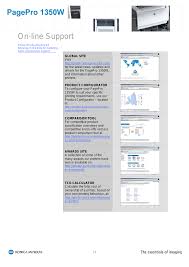 Konica minolta pagepro 1350w printer driver, software download for microsoft windows operating systems. On Line Support Konica Minolta Pagepro 1350w User Manual Page 17 18