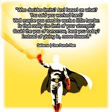 Hard work one punch man quotes. Manga Anime Picture Quotes