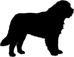 Black And White St Bernard Clipart St Bernard Dog Silhouette Saint Bernard Dog Silhouette Discounts Apply Cani Disegni