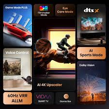 تلویزیون هوشمند 43 اینچ 4K UHD هایسنس (مدل 43A62QS، سال 2025) – رنگ دقیق، دالبی ویژن، صدای دالبی، حالت بازی پلاس | سیستم عامل VIDAA، وای‌فای، بلوتوث، HDMI | Hisense | EteShop