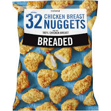 Nugget (countable and uncountable, plural nuggets). Iceland 32 Approx Breaded Chicken Breast Nuggets 448g Breaded Battered Chicken Iceland Foods